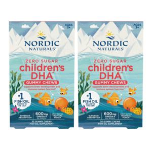 노르딕내추럴스 어린이 DHA 열대과일 펀치 구미젤리 600mg 30개 2개세트