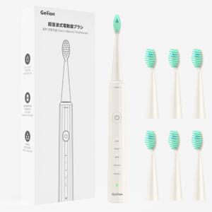 Gefion 게피온 음파 전동칫솔 + 칫솔모 6p 아이보리