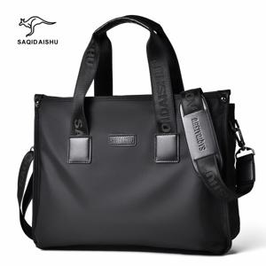 SAQIDAISHU 샤키 캥거루 캔버스 캐주얼 비지니스 가방 메신져백 S9003