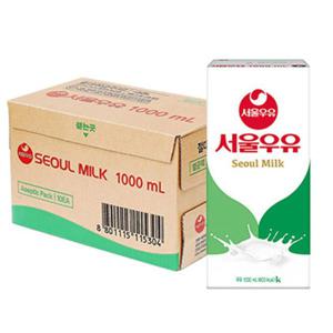 서울우유 멸균우유 1000mlx10개 소비기한25.08.20