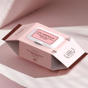 국내생산 프리미엄 클린 캡형 대용량 물티슈 저자극 자연유래 무향 (1세트x100매x10팩)