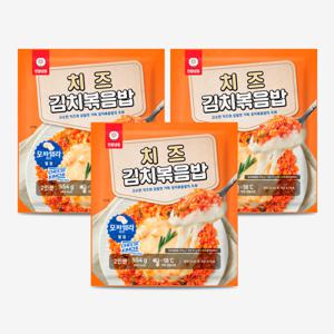 천일식품 치즈김치볶음밥 554g x 3개 세트  (김치250g +치즈 27g 각 6개씩)