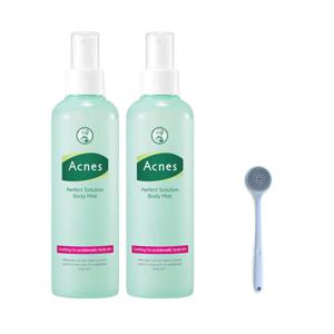 아크네스 퍼펙트 솔루션 바디 미스트 200ml x 2개 (+바디브러쉬 증정)