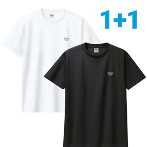 그래피티팝 1+1 패치포인트 기능성 쿨론 반팔티셔츠 남성 여성 기능성 반팔티 2장 1+1 행사