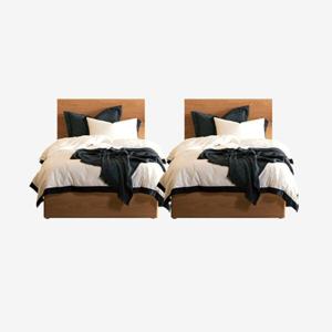 2개묶음 D2178A. 뷰티레스트 자스민. 슈퍼싱글+슈퍼싱글 침대
