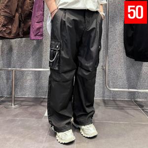 남자 카고 바지 50종 테크웨어 건빵 팬츠 통 와이드 밴딩 빅사이즈 36 봄 가을 밀리터리 전술 작업복
