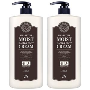 시어버터 핸드크림 핸드로션 500ml 2개 고보습 우레아 글리세린 풋크림
