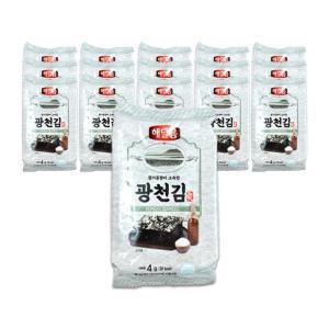 (신선집중) 광천 도시락김 / 진짜 맛있는 해달음 광천 재래김 / 4g x 32봉
