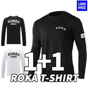 유니미스 로카 밀리터리 스판 쿨링 긴팔티 1+1 1+1행사 중