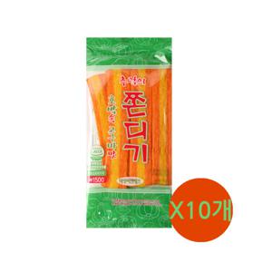 추억의 무지개 쫀드기 120g x10봉/ 쫀디기
