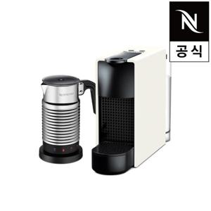 에센자 미니 C30 캡슐 커피머신  화이트 + 에어로치노4 / 공식판매점 페이백