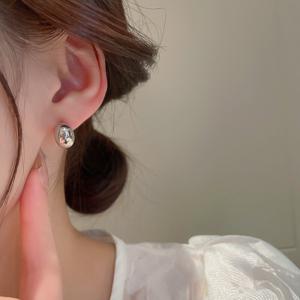 실버 S925 은침 미니볼드 이어링 귀걸이 매일 꺼내 입는 데일리 볼드 귀걸이