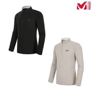 [밀레]남성 간절기 긴팔 링로드 트리코트 집업 티_MXTST002