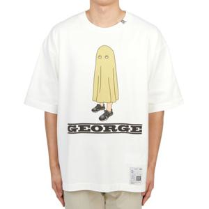 메종미하라야스히로 남성 반팔티셔츠 A12TS683 WHITE