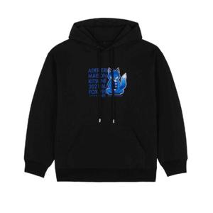 메종 키츠네 x 아더에러 메디테이션 폭스 후드 블랙 BKKFWHD01BK/QK1941SPD5