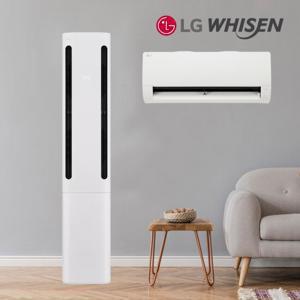 LG 휘센 쿨 인버터 2in1 투인원 17+6평 에어컨 가정용 FQ17FC1EC2 실외기포함