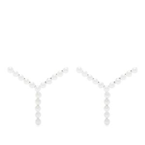 와이프로젝트 미니 Y 펄 디자인 귀걸이 EARRING24 S25 SILVER
