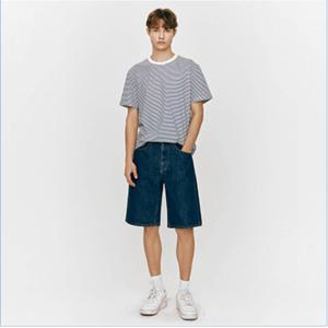[지오다노]남자 여름 쿨 면100 데님 숏 청 반바지 105541