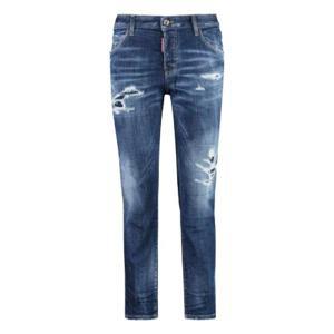 Dsquared2 미드 라이즈 디스트레스드 스키니 진 S75LB0783S30342 470 TP942392587