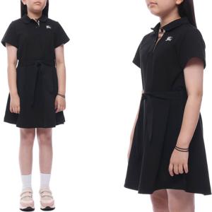 [버버리]25SS 로고 자수 폴로 원피스 (8105084 BLACK 25S)