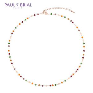 폴브리알 PJBN0219 비즈 목걸이(ORANGE)