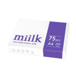 밀크 A4용지 복사용지 75g A4 250매 1권 종이 복사지 복사용지 인쇄용지 사무용지 사무용복사지 복사용지 A