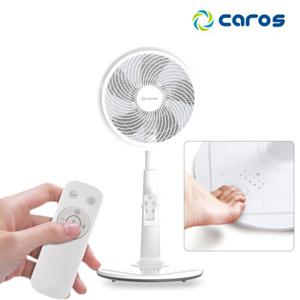 캐로스 발터치 선풍기 CAF-SR14W / 저소음 리모컨 가정용 사무실 헬스장 카페 추천