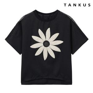 [탱커스]자수 레이스 블라우스 (TX2BL022L0)