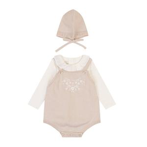 에뜨와 (출산백일선물) 마리니트자수바디수트세트  07S527982
