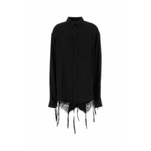 [BALENCIAGA] 라프리마 여성 셔츠 831656TRO37 1000 블랙 /2