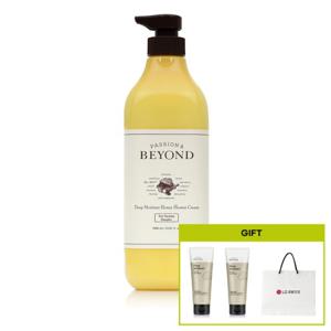 비욘드 딥 모이스처 허니샤워1L + 단독사은품 (딥모이스처 크리미 바디워시 150ml + 딥모이 스무딩 바디에멀전 150ml+ 쇼핑백)