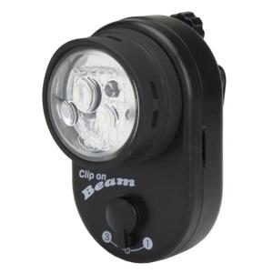 아사히 전기 화성 스마일 키즈 자전거 라이트 3 LED 앞 바구니 용 클립 라이트 블랙 AKU-4304