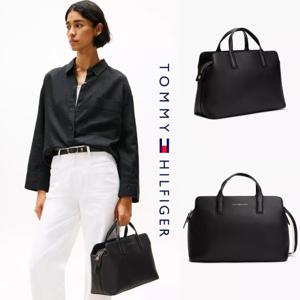 타미힐피거 AW17634-BDS 여자 가방 로고 테이프 스트랩 토트 크로스백