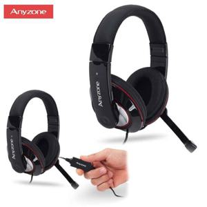 컴퓨터 헤드셋 AH-9000 블랙 모바일 스마트폰 헤드폰