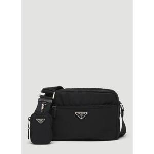 25 SS 프라다 여성 Re Nylon and 사피아노 Leather Shoulder Bag pra0248030blk
