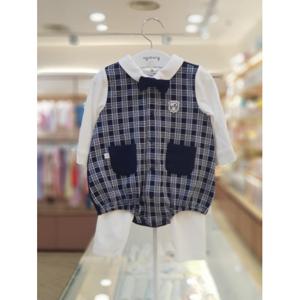 아가방 세이브존06 체크바디수트세트 01S5279j05