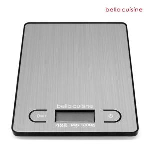 벨라쿠진 스테인리스 스틸/블랙 주방저울 1kg