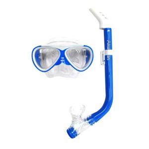 스노클링 아라칸 주니어 스노쿨세트 블루 물안경 호흡기 물놀이 아동물안경