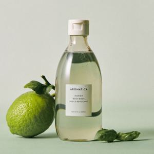 아로마티카 인스피릿 바디 워시 바질 앤 버가못 300ml