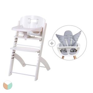 차일드홈 에보짓 원목 하이체어 풀세트 쿠션+원클릭 트레이+안전가드+안전벨트+아기 이유식 의자