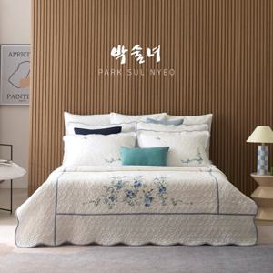 [단하루특가] 박술녀 부드러운 순면 여름광목 워싱 침구세트 퀸Q 화담클래식