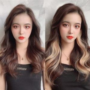 포인트 롤링볼륨 추천 컬러 헤어피스 꾸안꾸 붙임머리 (WFI0WZN)