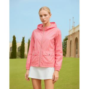닥스 골프 여성 25SSPREMIUM 코랄 에어리 후드 블루종 점퍼 DNJU5B411C2