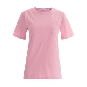 [샵앤]국산 여성 라운드 데일리 면100 무지 반팔티 BYGO-WSH-11834-핑크