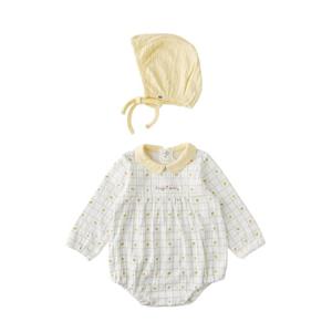 M밍크뮤D 25SS (YE)아미띠에푸릇SET 바디슈트 보넷모자세트 (3517067601)