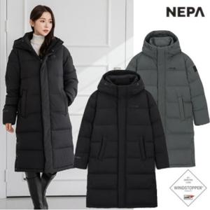 네파  [택가 429,000원]  25년 신상 공용 업사이폰 윈드스토퍼 롱구스다운 7LG2022