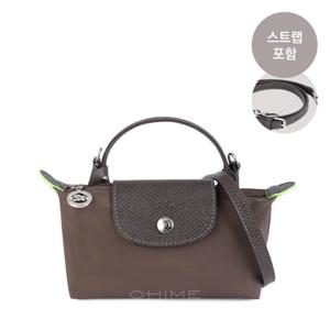 롱샴파우치 미니 탑핸들 리폼백 르플리아쥬 그린포인트 34175 919 813 테라브라운