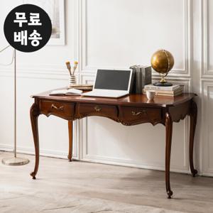 센느 엔틱 원목 서랍 책상 테이블 서재(대형/1400)