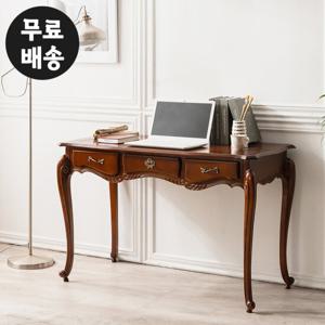 센느 엔틱 원목 서랍 책상 테이블 데스크(소형/1200)