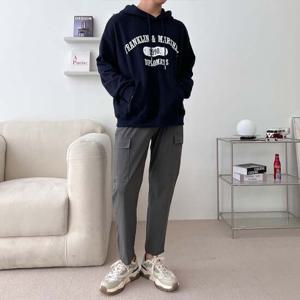 콘티 남자 스판 카고 일자 바지 SD-220987